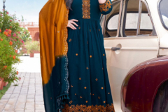 Mittoo Antra Rayon Wrinkle Kurti With Bottom & Dupatta Collection Design 4001 to 4006 Series (5)