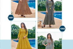 Mittoo Anushree Rayon Wrinkal Print Long Kurti Collection Design 1001 to 1004 Series (5)