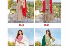 Mittoo Ceremony Rayon Wrinkle Print Kurti With Dupatta Collection Design 1041 to 1044 Series (3)