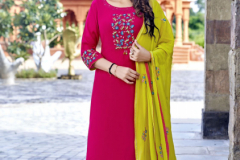 Mittoo Lifestyle Vol 04 Viscose Kurti With Bottom & Dupatta Collection 1825 to 1830 Series (11)