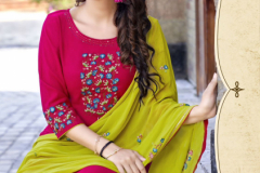 Mittoo Lifestyle Vol 04 Viscose Kurti With Bottom & Dupatta Collection 1825 to 1830 Series (2)