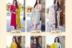 Mittoo Lifestyle Vol 04 Viscose Kurti With Bottom & Dupatta Collection 1825 to 1830 Series (9)