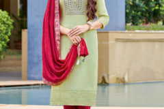 Mittoo Lifestyle Vol 2 Viscose Kurti With Pant & Dupatta Collection Design 7013 to 7018 Series (7)