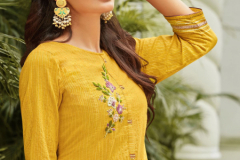 Mittoo Priyal Vol 10 Cotton Weaving Handwork Kurti Collection Design 2073 to 2078 Series (7)