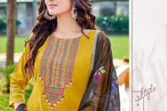 Mittoo Shringar Vol 07 Viscose Weaving Kurti With Pant & Dupatta Collection Design 1014 to 1019 Series (3)