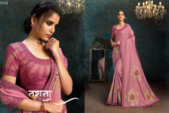 Moh Manthan 21105 Series Mahotsav Designer Saree Silk Georgette Design 21105 to 21117 10