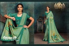Moh Manthan 21105 Series Mahotsav Designer Saree Silk Georgette Design 21105 to 21117 9