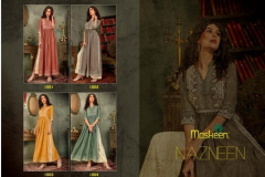 Monsoon Addition Colours Nazneen Lakchnavi Work Readymade Suits Design 1501 to 1504