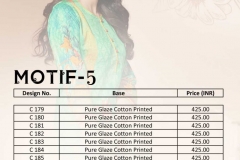 Motif Vol-5 By Top Dot Pure Glaze Cotton Kurtis 5