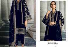 Motifz Fashion D.No. 132 Velvet Designer Pakistani Salwar Suits Design 132 to 132C Series (3)