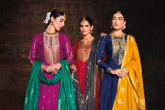 Mumtaz Arts Guzarish Dola Jaquard Festival Salwar Suits Collection Design 3001 to 3006 Series (1)