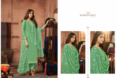 Vintage Collection Mumtaz Arts Kashmiri Pure Viscose Muslin With Pleating Work Design 1001 to 1009 (14)