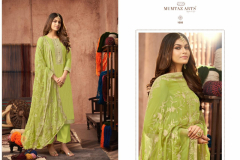 Vintage Collection Mumtaz Arts Kashmiri Pure Viscose Muslin With Pleating Work Design 1001 to 1009 (9)