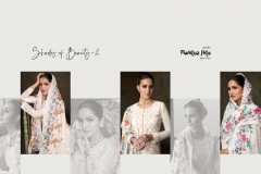 Mumtaz Arts Shades of Beauty 2 Pure Lawn Lucknowi Work Suits Collection Design No. 17001 to 17004 Series (2)