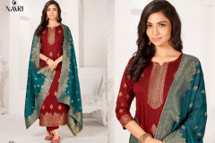 Alok Suits Mehar 3 Muslin Jacquard Salwar Suits Collection Design 5101 to 5104 Series (3)
