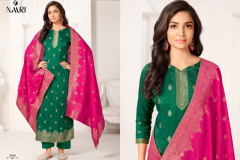 Alok Suits Mehar 3 Muslin Jacquard Salwar Suits Collection Design 5101 to 5104 Series (5)