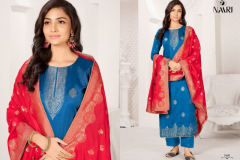 Alok Suits Mehar 3 Muslin Jacquard Salwar Suits Collection Design 5101 to 5104 Series (6)