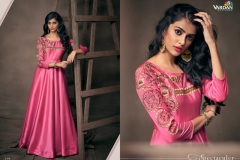 Navya Vol 10 By Vardan Satin Gown Suits 5