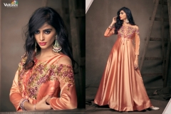 Navya Vol 10 By Vardan Satin Gown Suits 8