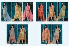 Nazakat By Mumtaz Arts Jam Satin Suits 1