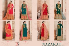 Nazakat Vol 2 Bridal Collection Faux Georgette Deepsy Suits 2