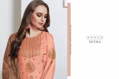 Neha Fashion Netra Silk Chiffon Suits Design N-1007 to 1013 3