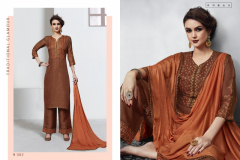 Neha Fashion Netra Silk Chiffon Suits Design N-1007 to 1013 7