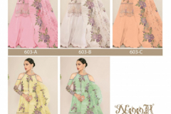 Noor 603 Colours Pakistani Salwar Suit Design 603-A to 603-E Series (7)