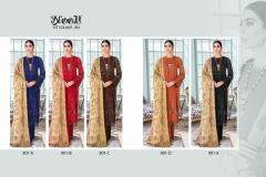 Noor 801 Colours Paskistani Salwar Suit Design 801-A to 801-E Series (2)