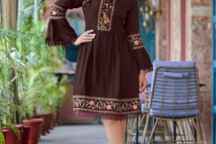 Ossm Cherry Vol 03 Rayon Embroidered Tunic Collection Design 301 to 306 Series (6)