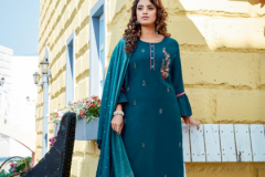 Parra Studio Chunnri Vol 04 Muslin With Khatli Work Kurti With Dupatta Design 1001 to 1008 12