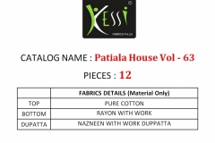 Patiala House Vol 63 By Kessi Fabrics Pure Cotton Suits 1