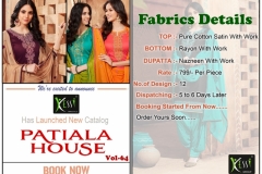 Patiala House Vol-64 By Kessi Fabrics Pure Cotton Suits 2