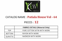 Patiala House Vol-64 By Kessi Fabrics Pure Cotton Suits 6