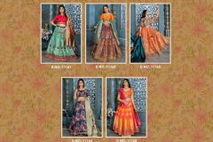 Peafowl Vol 47 Banarasi Silk Lehenga 11161 to 11165 Series 5