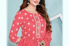 Pink Mirror Essence Kurti With Bottom & Dupatta Design 1001 to 1006 Series (10)