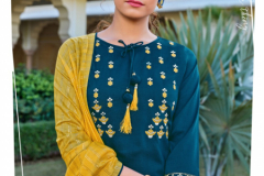 Pogws Poshak Vol 01 Embroidery With Cotton Flex Kurti With Bottom Design 1008 to 1013 (13)