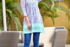 Poonam Designer Digital Chikan Pure Cotton Tunic Collection Design 1001 to 1008 Series (10)