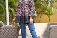 Poonam Designer Digital Chikan Pure Cotton Tunic Collection Design 1001 to 1008 Series (8)