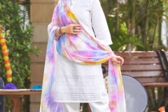Poonam Designer Holi Cotton Kurti With Pant & Dupatta Collection Design 1001 to 1008 Series (10)