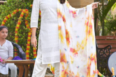 Poonam Designer Holi Cotton Kurti With Pant & Dupatta Collection Design 1001 to 1008 Series (11)