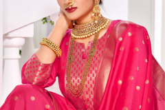 Poonam Designer Paithni Silk Gown With Dupatta Collection Design 1001 to 1006 Series (3)