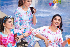Poonam Designer Pool Party Cotton With Digital Print Kurti Collection Design 1001 to 1008 Series (1)
