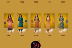 Poorvi Designer Pasmina Vol 01 Printed Woolen Kurtis Design 1001 to 1010