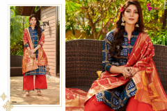 Prince Textiles Banarasi Vol 01 Bandhani Jacquard Design 1001 to 1004 5