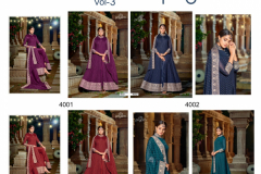 Priyam Eliza Vol 3 Designer Salwar Suit Design 4001 to 4004 Series (2)