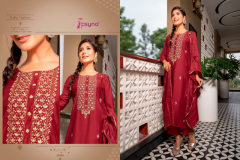 Psyna Panchi Chanderi Kurti With Bottom & Dupatta Design 2001 to 2006 Series (8)