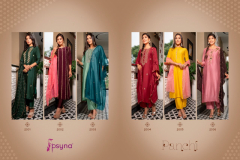 Psyna Panchi Chanderi Kurti With Bottom & Dupatta Design 2001 to 2006 Series (9)