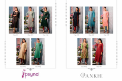 Psyna Pankhi Kurti Design 1001 to 1010 Series 2