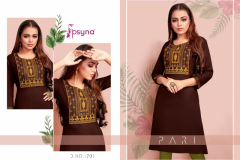 Psyna Pari Vol 07 Reyon Kurtis Design 701 to 710 2